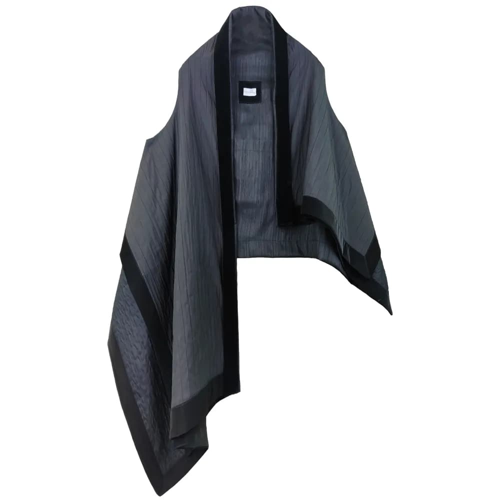 وست 2 لایه میله ای پهن و پفکی مشکی eln
